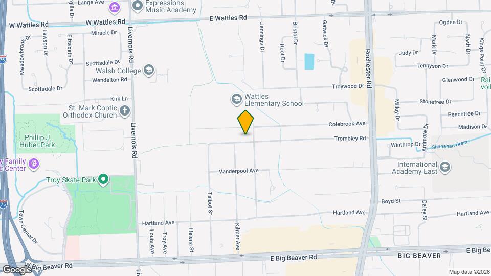465 Trombley Rd Map and Location Details