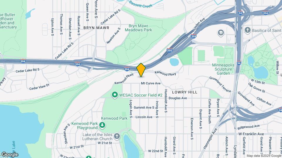 1720 Mt Curve Ave Map and Location Details
