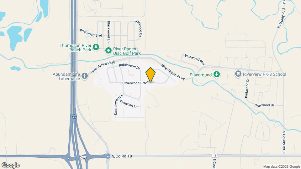 4934 Silverwood Drive Map and Location Details