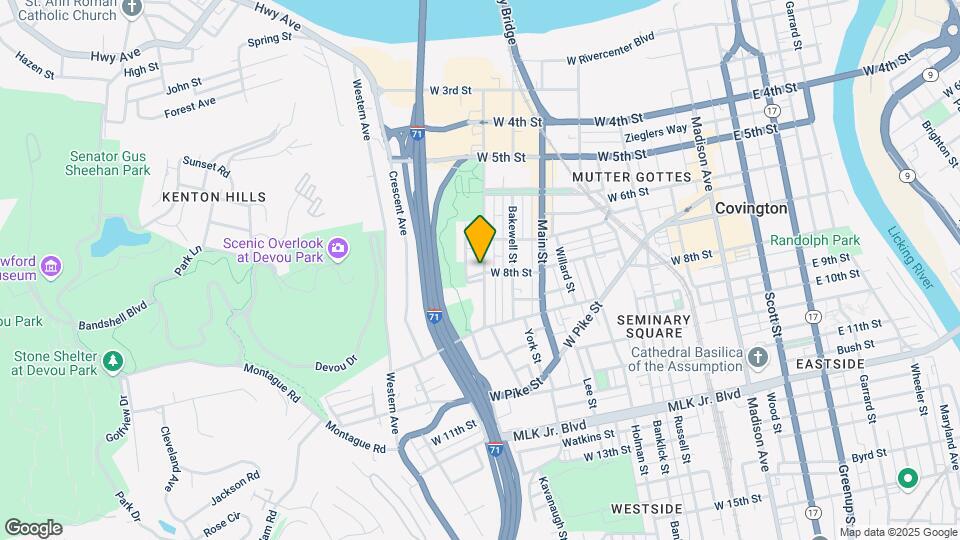 731 Philadelphia St Map and Location Details