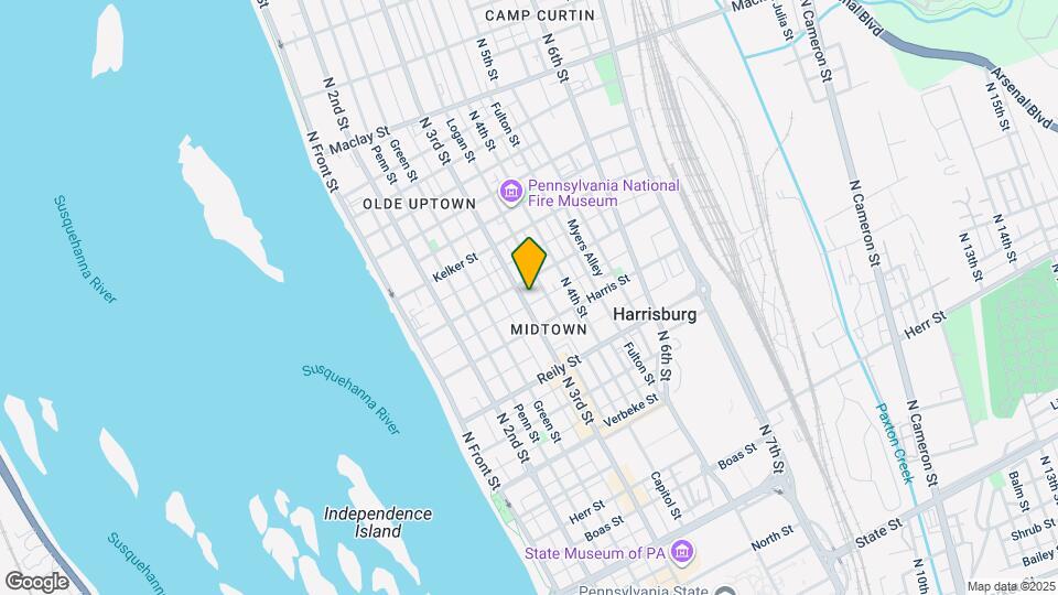 1625 N 3rd St Map and Location Details