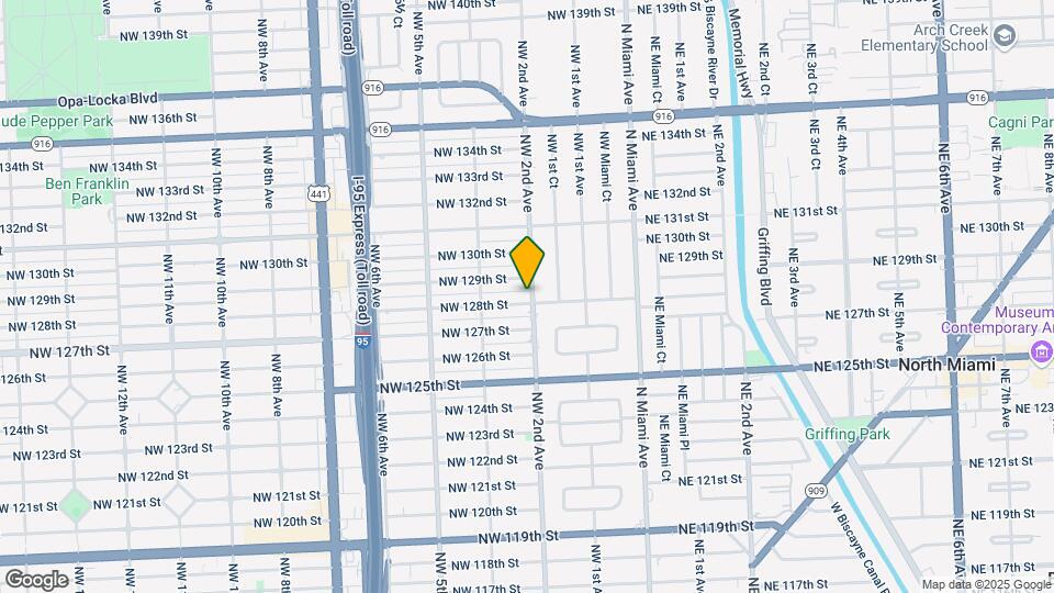 205 NW 128th St Map and Location Details