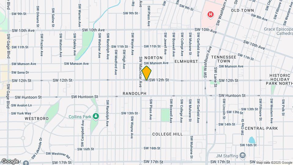 1205 SW Plass Ave Map and Location Details