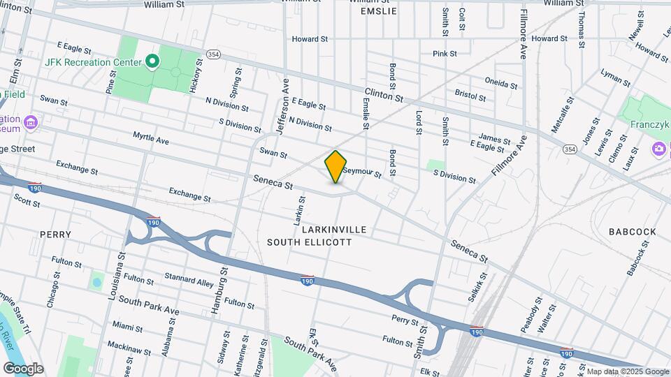 696 Seneca St Map and Location Details