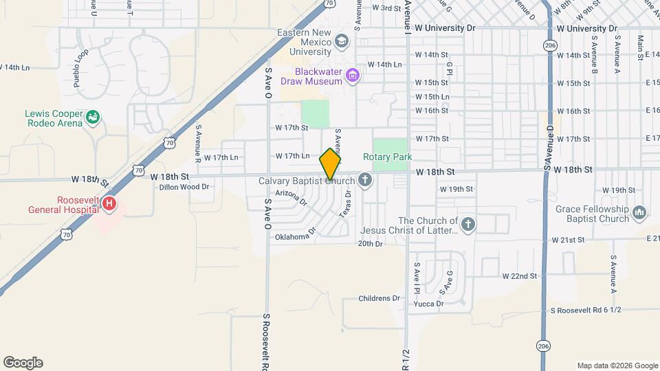 112 Oklahoma Dr Map and Location Details