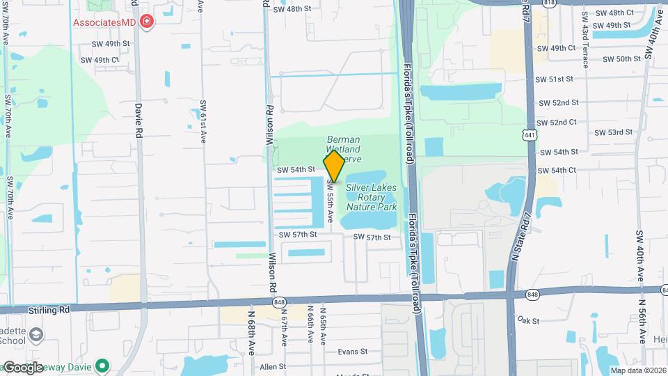 5450 SW 55th Ave Map and Location Details