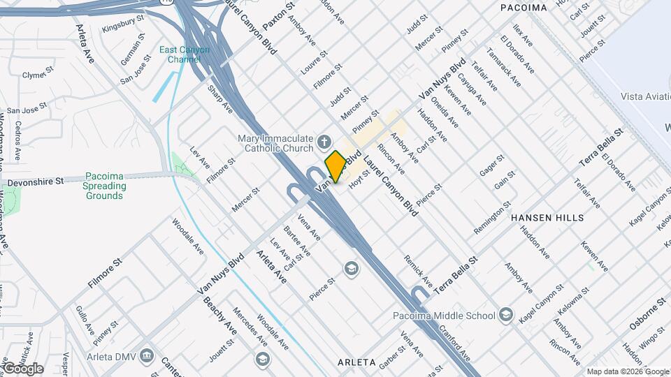 13801 Hoyt St Map and Location Details