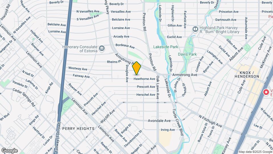 4133-4135 Hawthorne Ave Map and Location Details