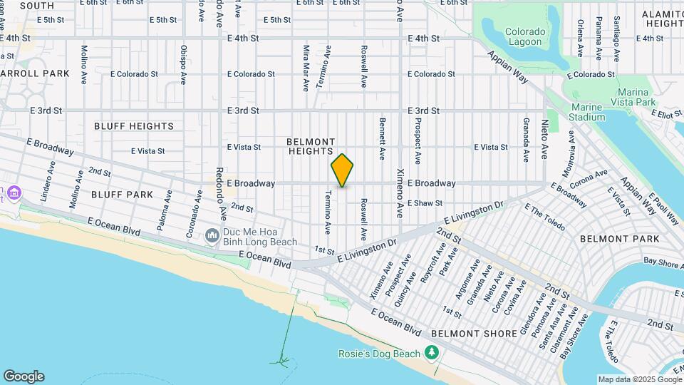 223 Belmont Ave Map and Location Details