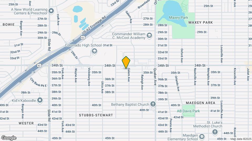 4606 35th St Map and Location Details