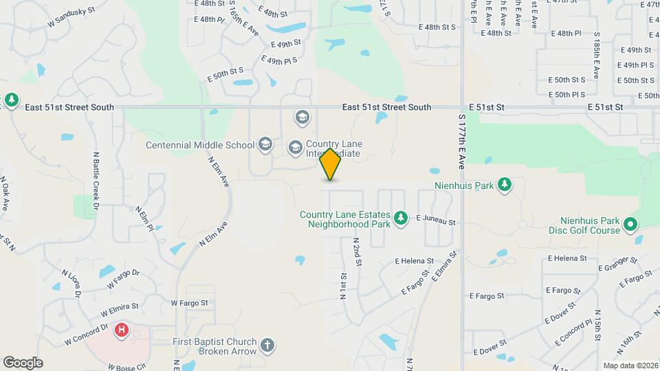 104 E Kansas St Map and Location Details