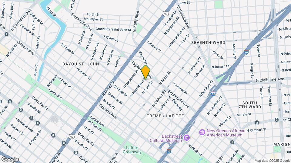 2426 Barracks St Map and Location Details