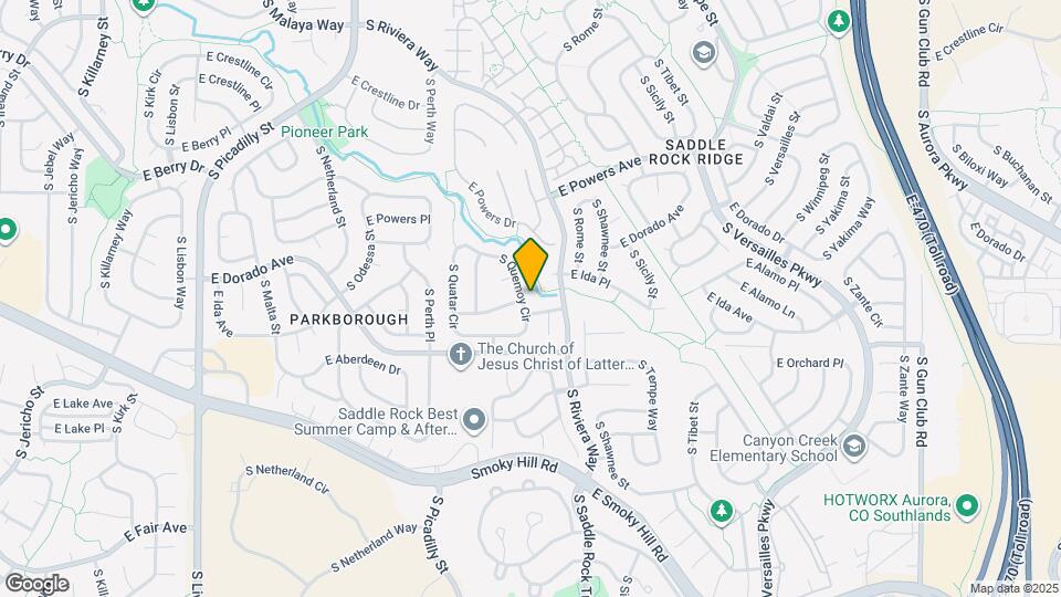 5824 S Quemoy Cir Map and Location Details