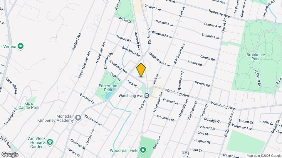 92 Watchung Ave Map and Location Details