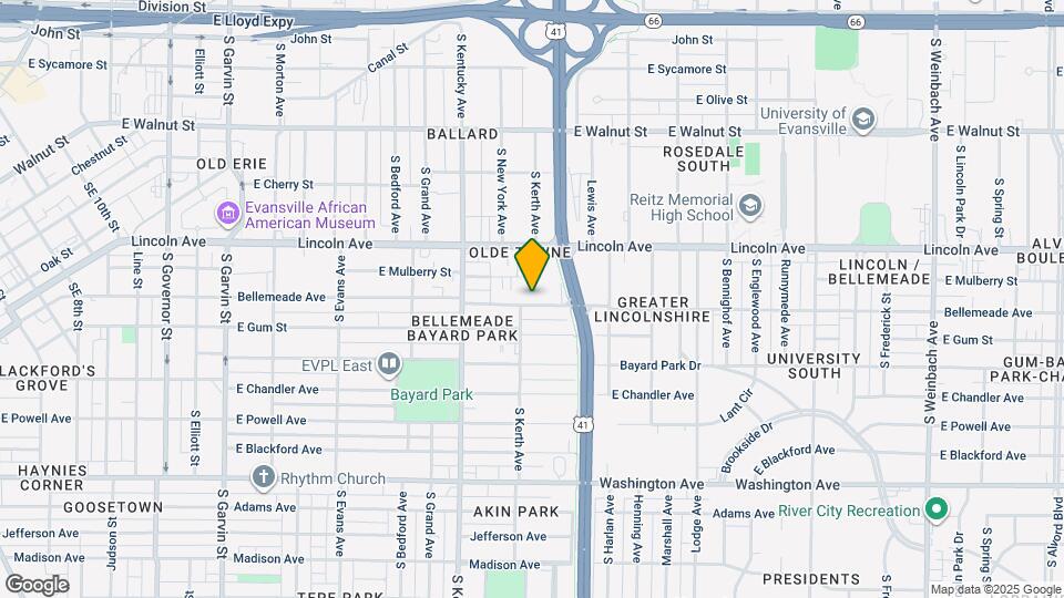 1108 Bellemeade Ave Map and Location Details