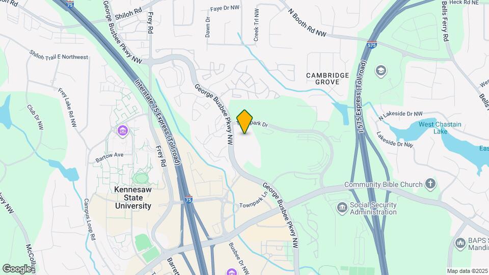 Pavilion Kennesaw Mapa y Detalles de la Ubicación