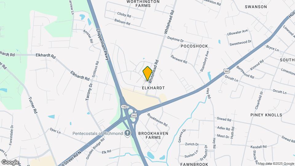 1501 Ivymount Rd Map and Location Details