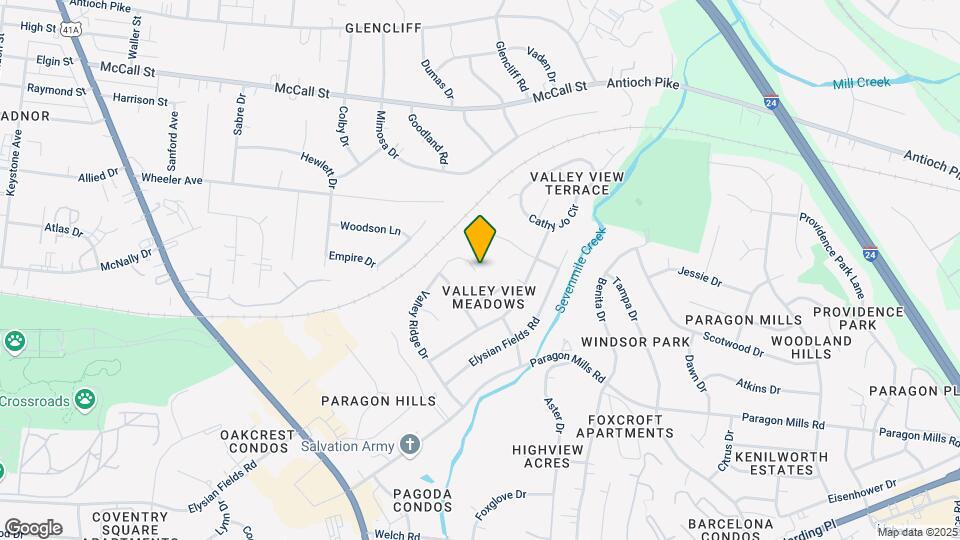 3703 Valley Ridge Dr, Unit 3703 Apartment Map and Location Details