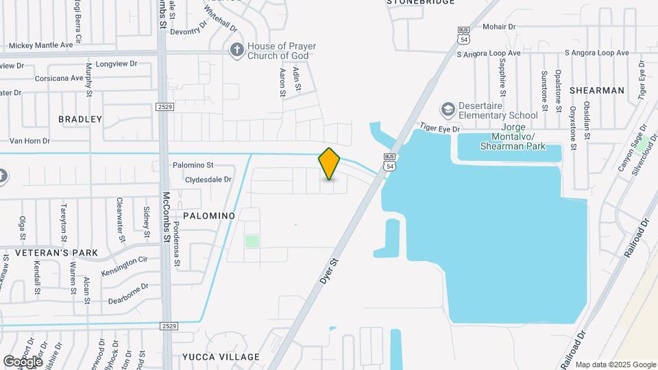 10613 Hidden Palm Pl Map and Location Details