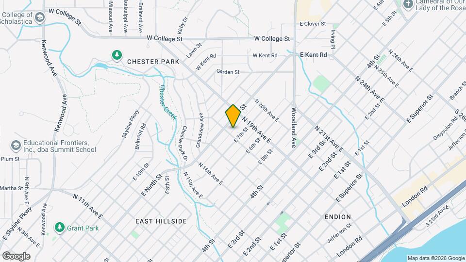 716 N 18th Ave E Map and Location Details