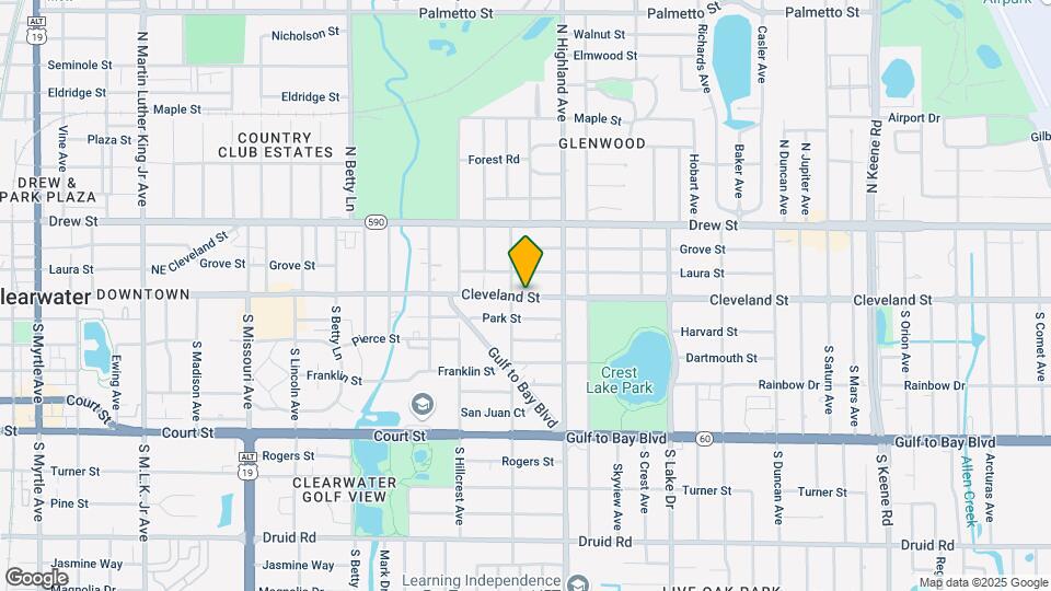 1460 Cleveland St Map and Location Details