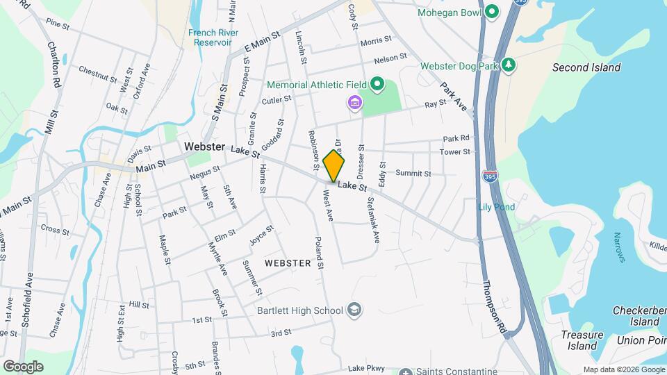 82 Lake St Map and Location Details