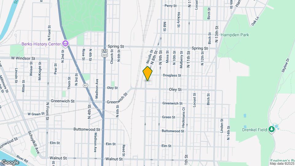 731 N 8th St Map and Location Details