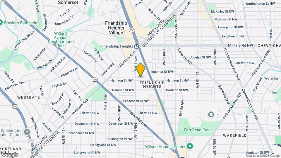 4335 Harrison St NW Map and Location Details