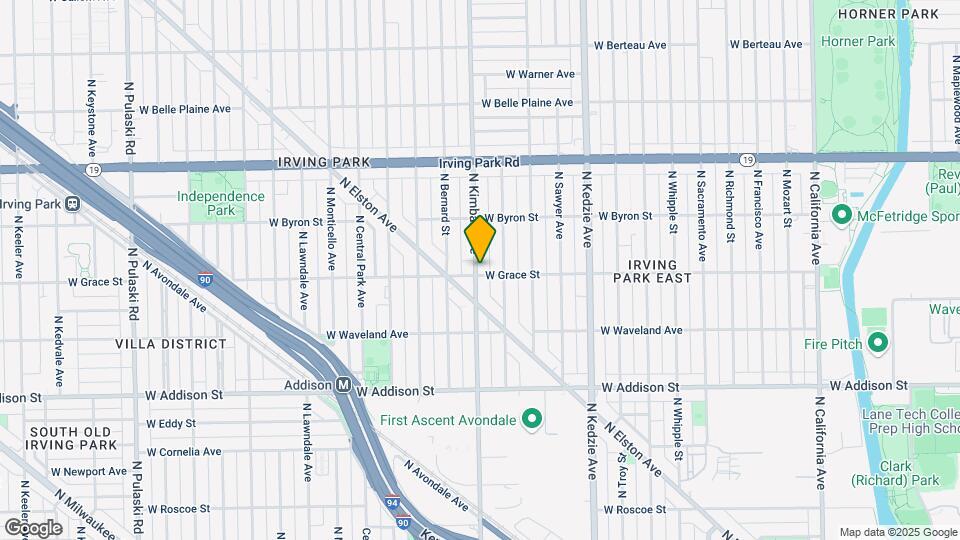 3801-3350 N Kimball Ave Map and Location Details
