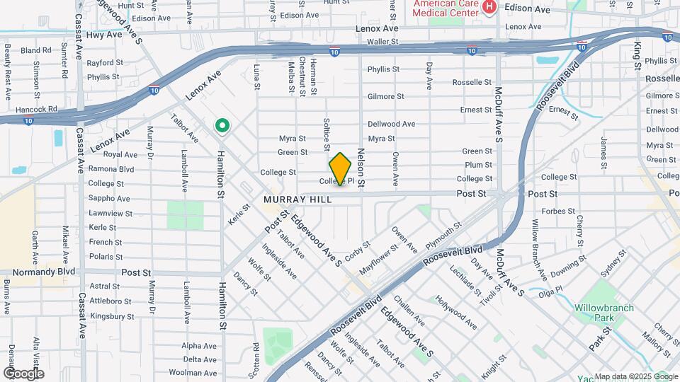 3541 Post St Map and Location Details