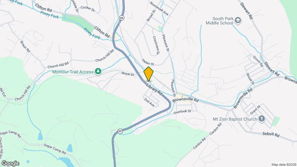 6447 Library Rd Map and Location Details