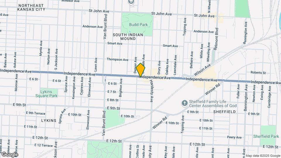 5209 Independence Triplex Map and Location Details