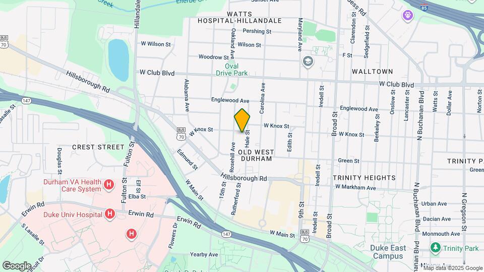2405 W Knox St Mapa y Detalles de la Ubicación