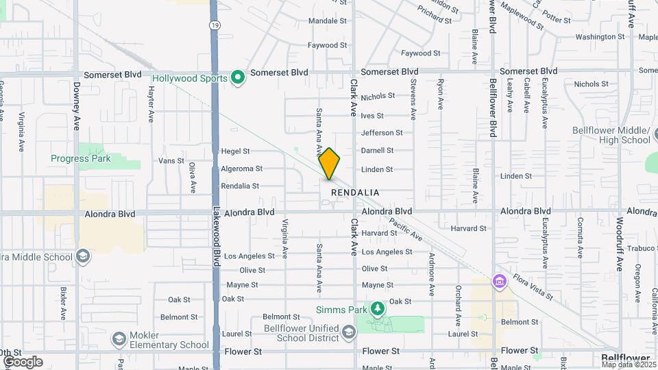 9319 Alondra Blvd Map and Location Details