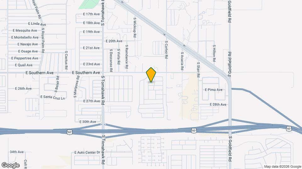 2190 E Mohave Ln Mapa y Detalles de la Ubicación