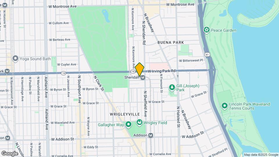 1016 W Dakin St, Unit 3 Map and Location Details