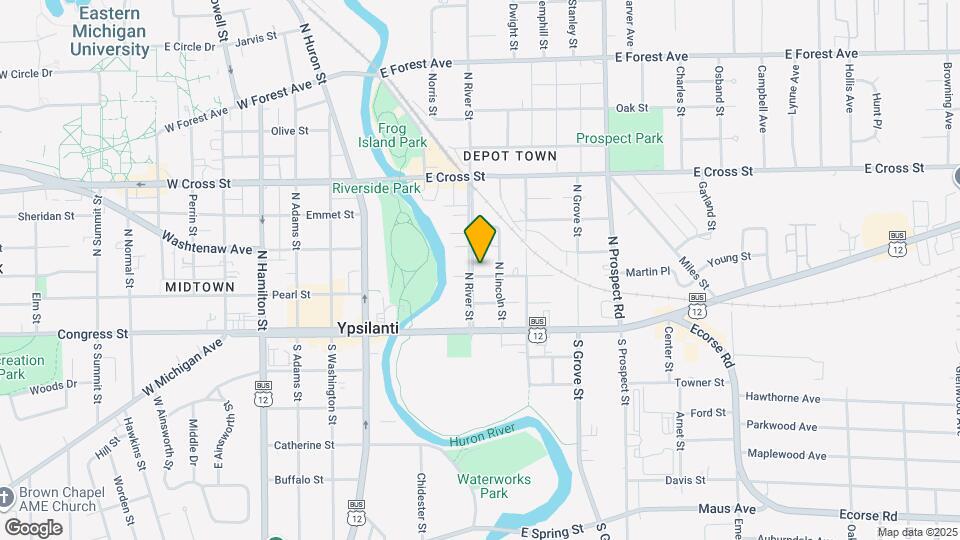 202 N River St Map and Location Details