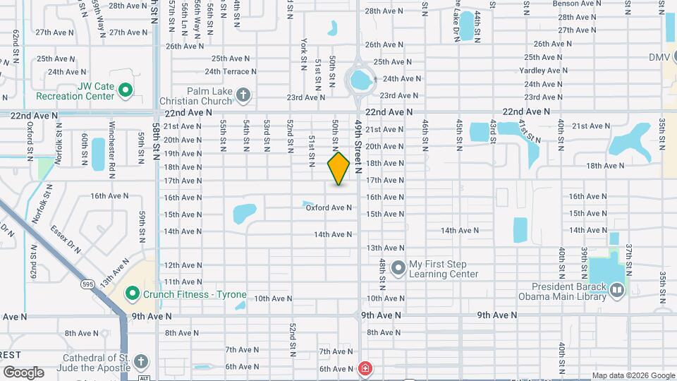 4955 16th Ave N Map and Location Details