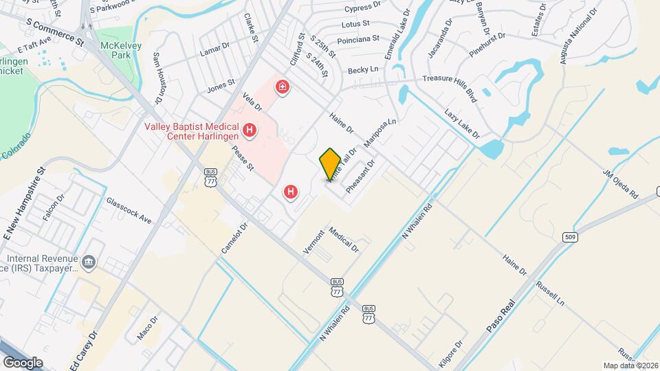 1802 Bobcat Ln Mapa y Detalles de la Ubicación