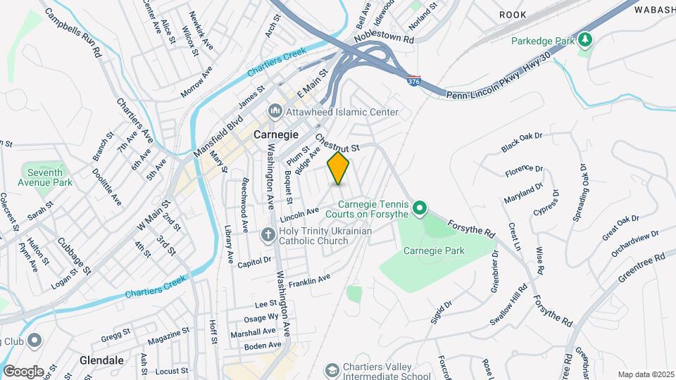 656 Dow Ave Map and Location Details