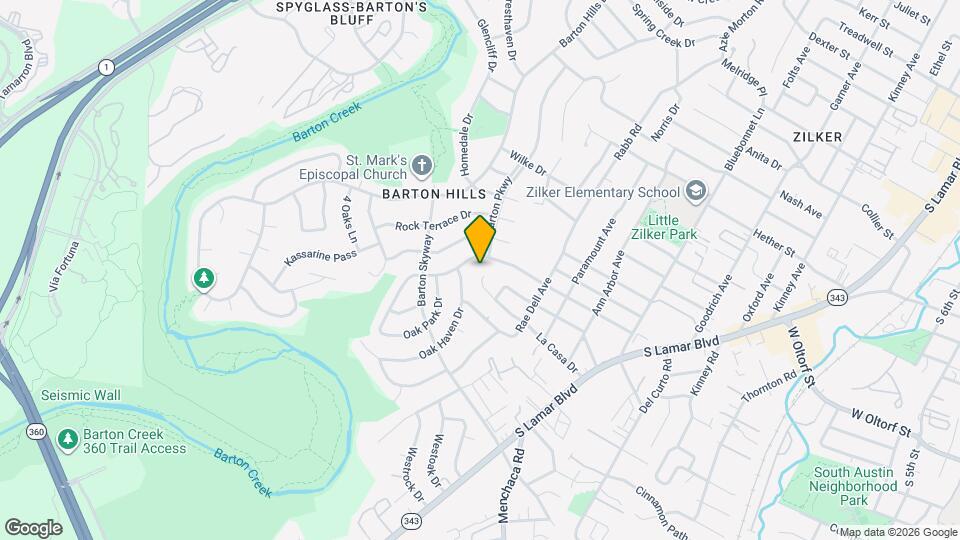 2413 La Casa Dr Map and Location Details