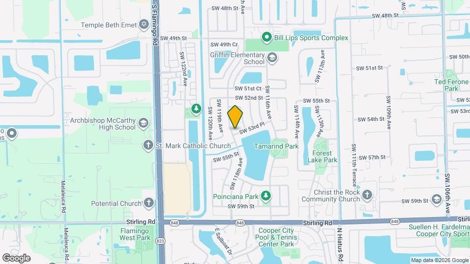 5372 SW 118th Ave Mapa y Detalles de la Ubicación