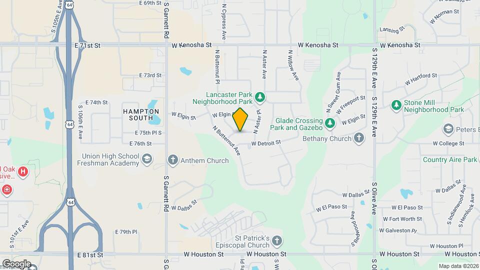 4419 W Detroit Pl Map and Location Details