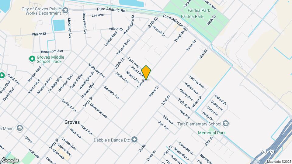 6834 Terrell St Map and Location Details