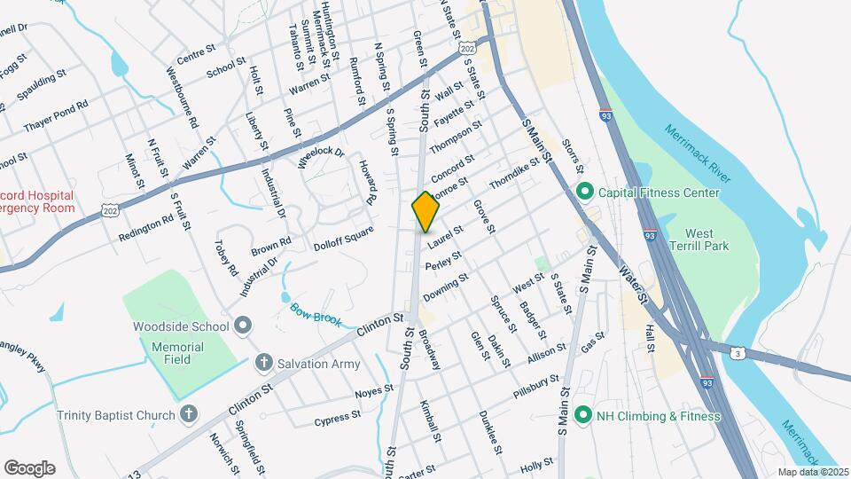 53 South St Mapa y Detalles de la Ubicación