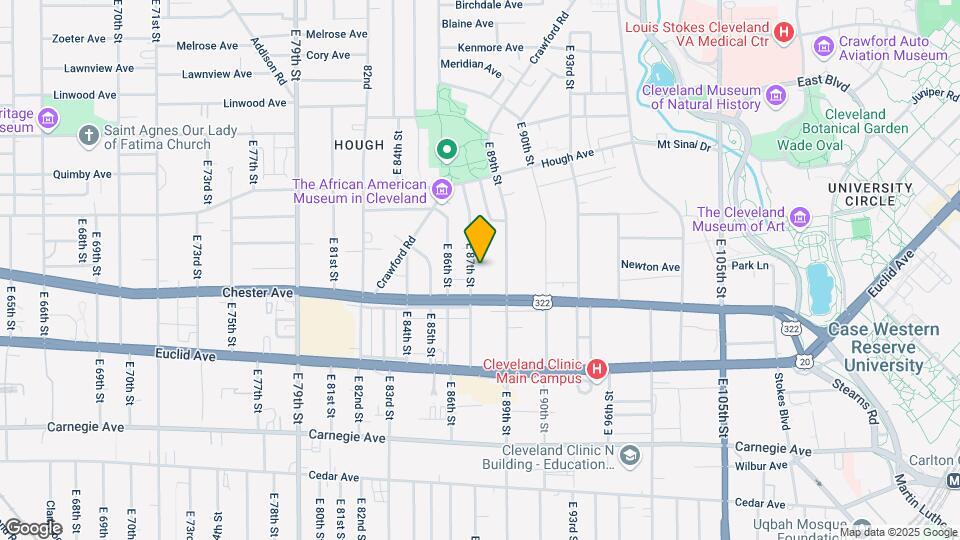 1847 E 87th St Mapa y Detalles de la Ubicación