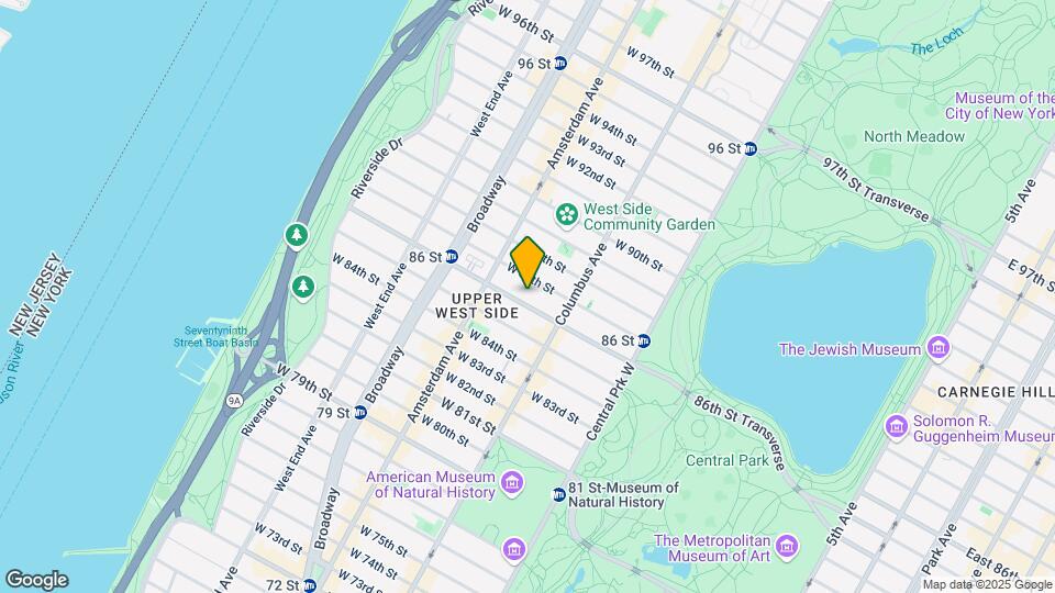 137 W 86th St Mapa y Detalles de la Ubicación