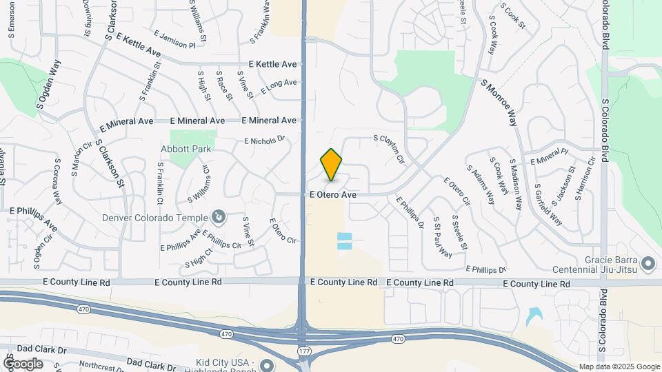 8066 S Columbine Ct Map and Location Details