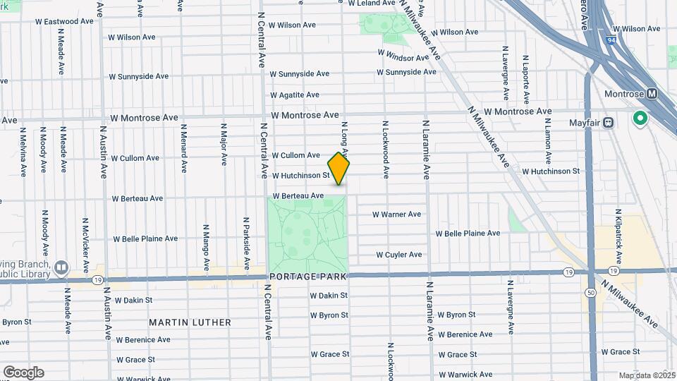 5410 W Berteau Ave Map and Location Details