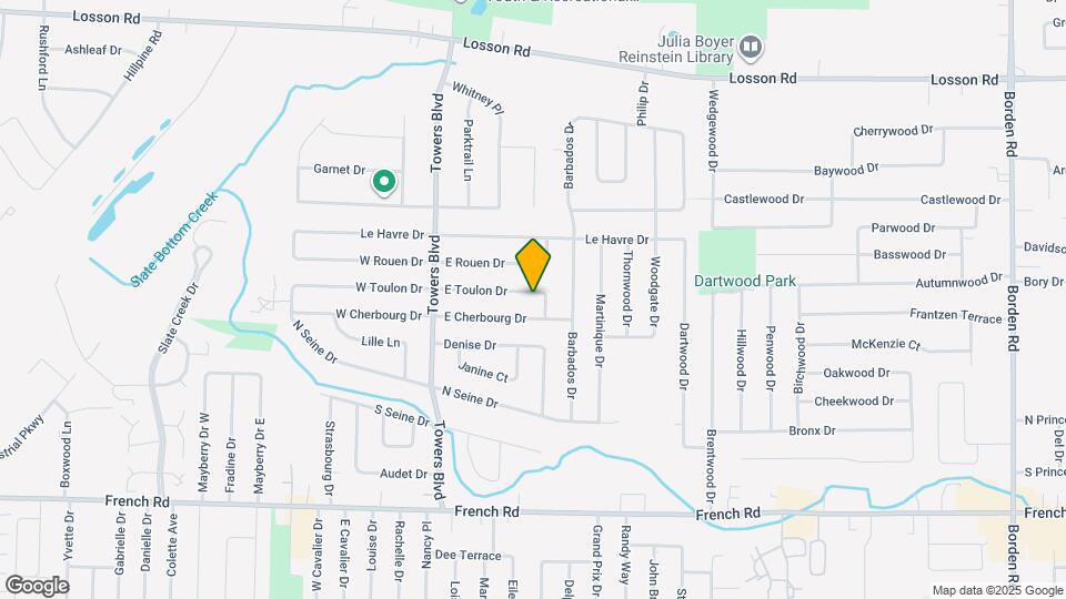 79 E Toulon Dr Map and Location Details